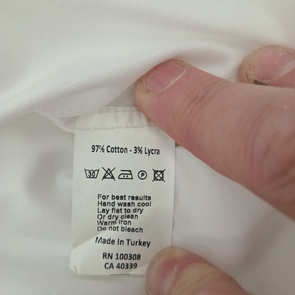 Peter Millar White Button-Down Shirt - Picture 7 of 7